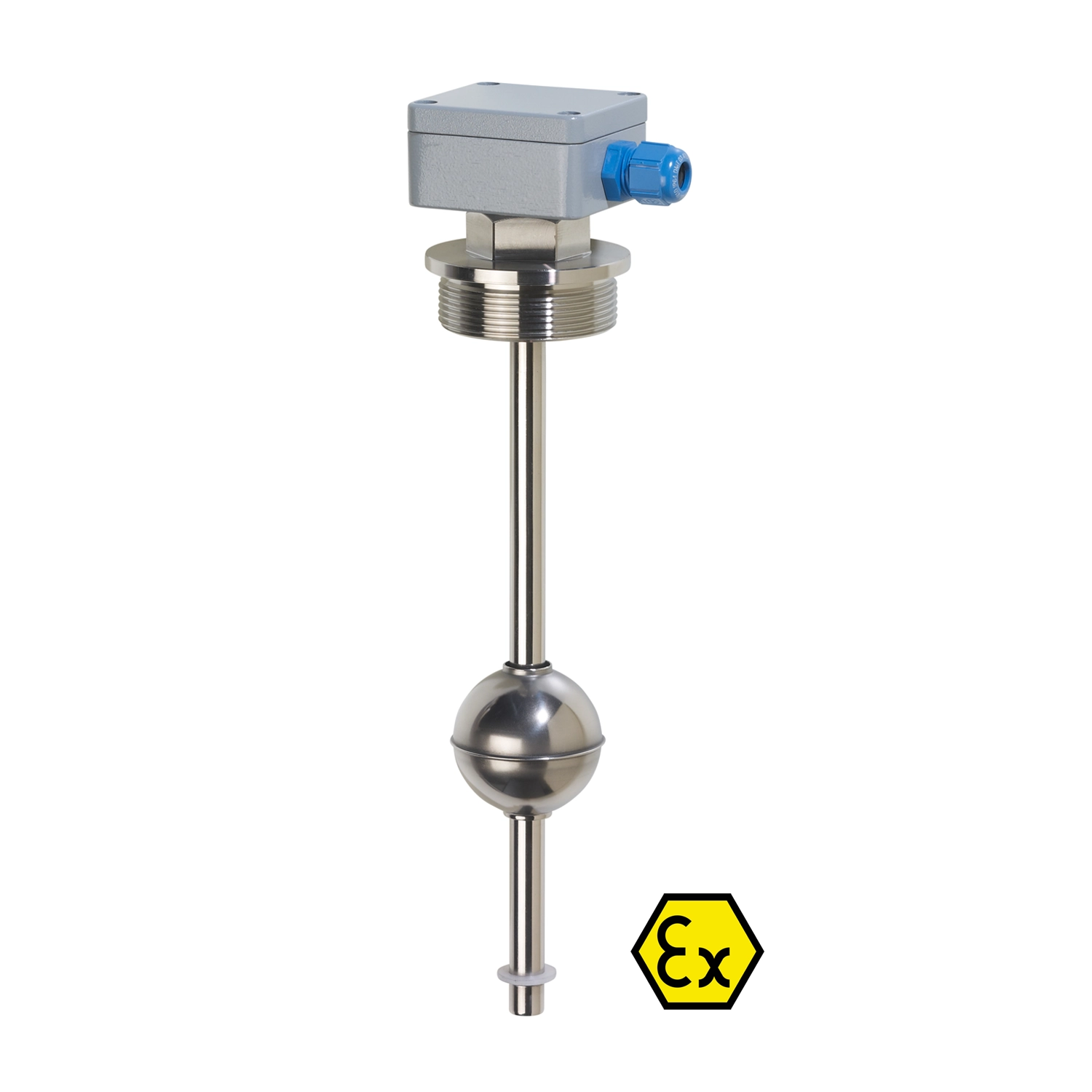 Float level sensor with ATEX